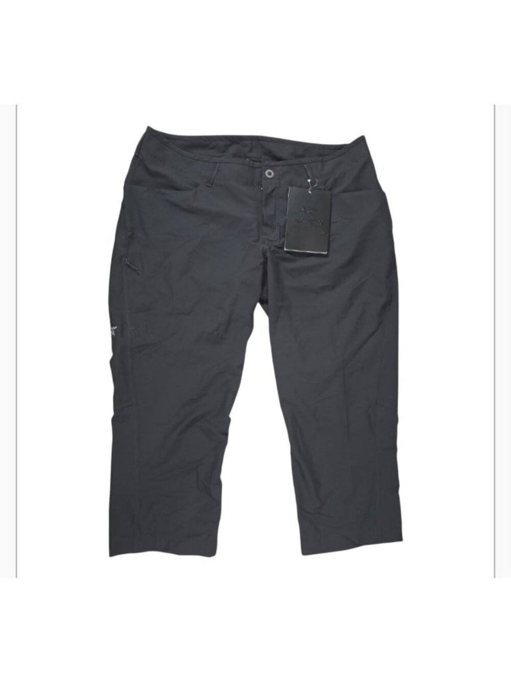 Arc'teryx Women's Regular Fit Pants Size 12 Black Nylon & Elastane Blend